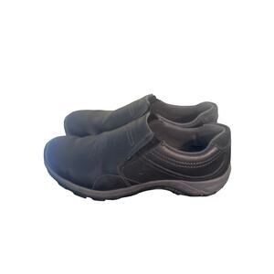 Merrell Men's Jungle Moc slip-on shoes in black leather 13 R